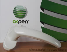 Ручка оконная пластиковая белая